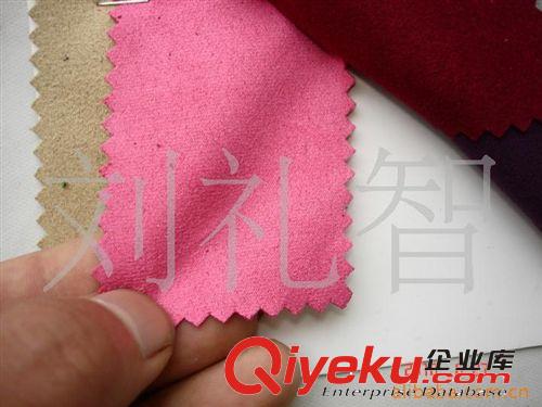 德樂紡雙面超纖200D加密仿皮絨五枚六玫仿皮絨人造革超細纖維＋PU原始圖片3