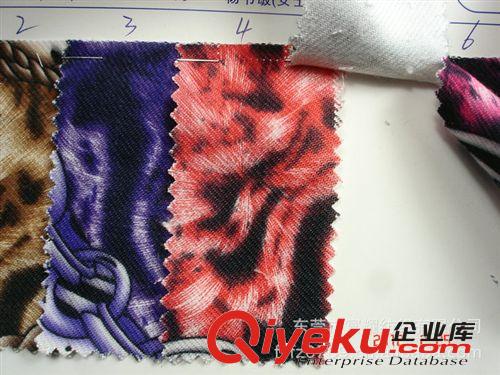 全滌雙面斜紋印豹紋印各種不規(guī)則圖案斜紋印花布鞋材手套箱包面料原始圖片2