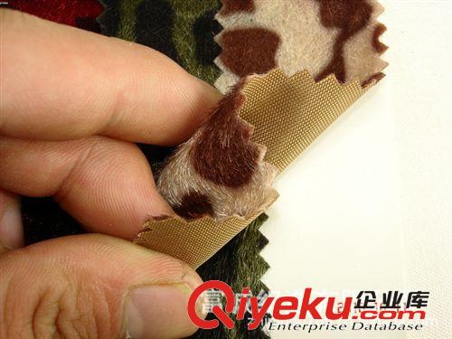 豹紋仿馬毛面料 仿馬毛布貂毛豹紋 馬毛印豹紋手袋箱包面料（圖）原始圖片3