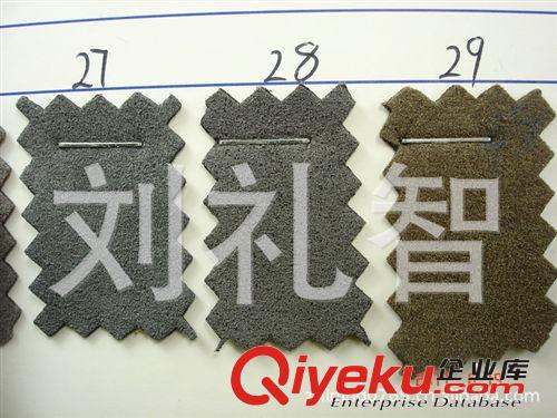 真超纖超細(xì)纖維PU人造革雙面絨聚胺酯+尼龍超纖鞋面革環(huán)保新材料
