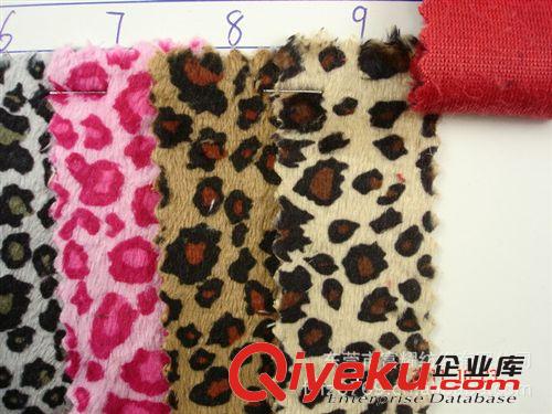 供應(yīng)剪毛絨超柔印花豹紋系列面料 優(yōu)質(zhì)用途面料超柔剪毛絨豹紋 圖