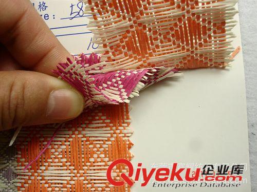 環(huán)保草工藝 編織環(huán)保草工藝PP草tr草工藝格子紋功能性面料細(xì)圖原始圖片2