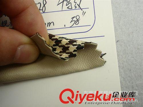 千鳥紋發(fā)泡面料千鳥紋提花布發(fā)泡底千鳥紋色織布PVC發(fā)泡.圖原始圖片3