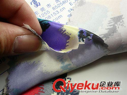 色丁印花絨布印七彩亂紋花無彈色丁印花紋逼真圖案箱包衣服面料原始圖片2