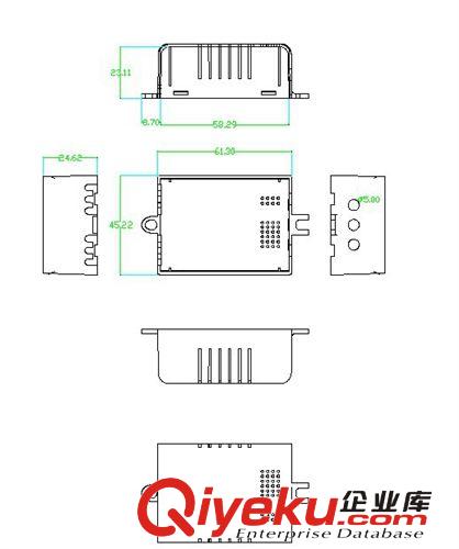 LED驅(qū)動電源外殼/電源外殼/電子變壓器外殼