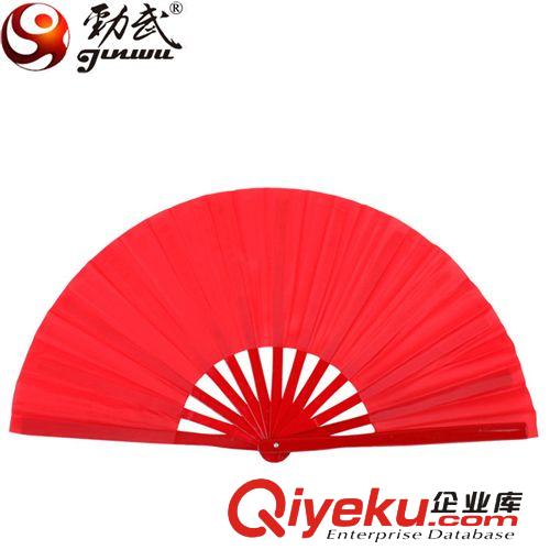 精選竹制 專業太極功夫扇 紅骨紅面素面扇武術扇太極扇