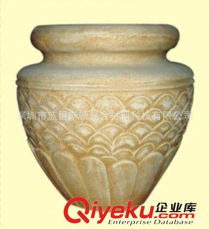 玻璃鋼歐式花盆，玻璃鋼人物雕塑花盆批發(fā)，天使景觀花盆定制原始圖片2