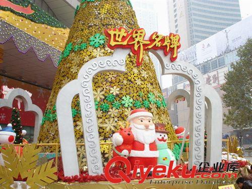 玻璃鋼 圣誕雪人造型雕塑 圣誕商場(chǎng)裝飾 泡沫雕塑 圣誕老人雕塑