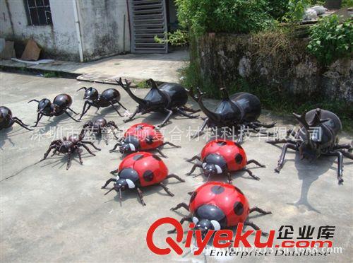 玻璃鋼制品 影視道具 瓢蟲雕塑 泡沫雕塑 樹脂仿真寫實 動物雕塑原始圖片3