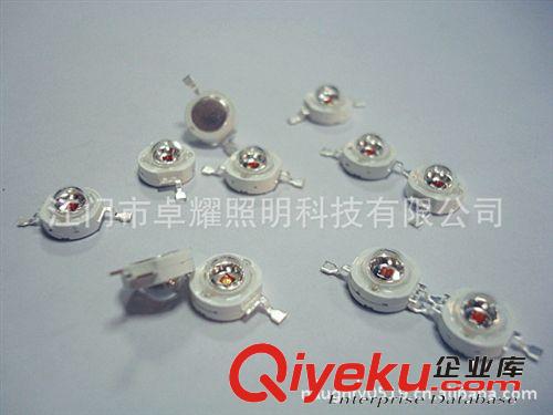 芯片大功率LED燈珠黃光1W 光宏芯片38mil 585-587.5 廠家直銷原始圖片3