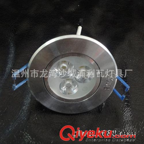 廠家直銷足功率厚料高亮度 3W高光天花燈.3W LED天花燈