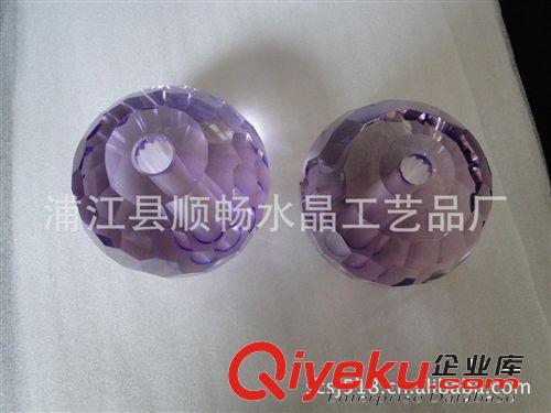 廠家供應(yīng) 蜂窩面水晶球 可打孔人造水晶球原始圖片2