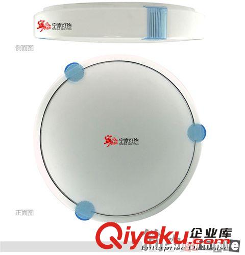 [2013新款]亞克力圓形吸頂燈臥室陽臺三點式三扣 新款NJ3218原始圖片3