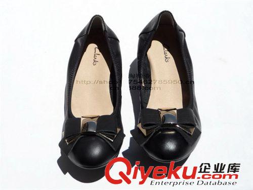 廠價直銷/全網{zd1}/頭層牛皮坡跟蝴蝶結女單鞋/女款中跟女單鞋