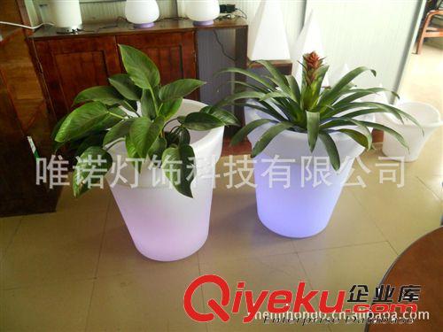 遙控花盆、發光花盆、LED發光花盆、七彩LED發光花盆、塑料花盆