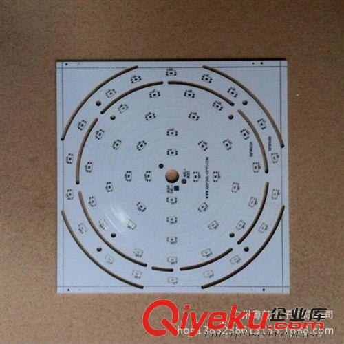 深圳專業led吸頂燈PCB鋁基板 拼板雙面鋁基覆銅板 粵乾生產廠家