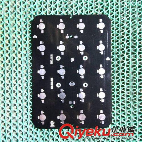 LED大功率35*35燈珠路燈pcb鋁基板 1.6mm高導熱電線路板廠家訂做原始圖片3