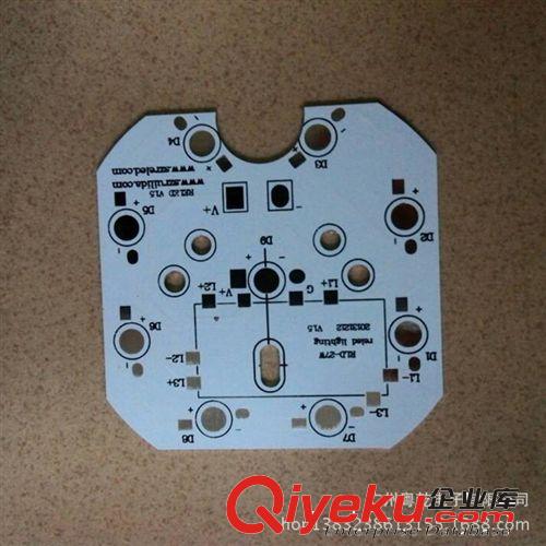 廠家直銷大功率led汽車燈鋁基板 雙面PCB拼版電線路板 越野車燈板原始圖片2
