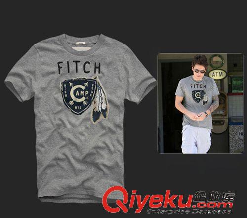 男短t  男式純棉修身貼布繡花T恤原始圖片2