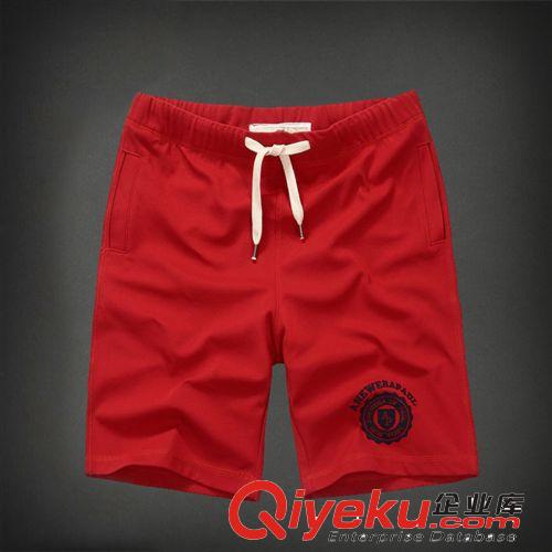 2014新款風(fēng)格男裝運(yùn)動(dòng)褲  休閑純棉毛圈抽繩 衛(wèi)褲短褲原始圖片2