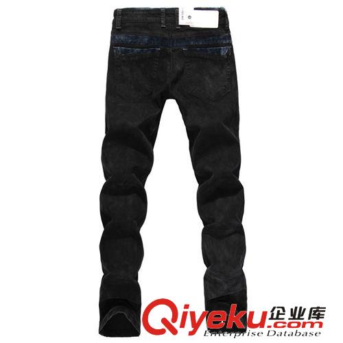 2014新款加厚牛仔褲男士修身牛仔保暖牛仔褲2013新款批發(fā)原始圖片2