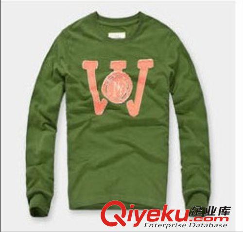 2014新款男長t恤  長袖打底刺繡原單zp   加工做貨