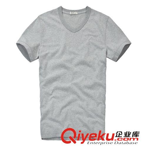 男式純棉短袖t恤 2014新款純棉時尚修身 短袖T恤 加工做貨原始圖片2