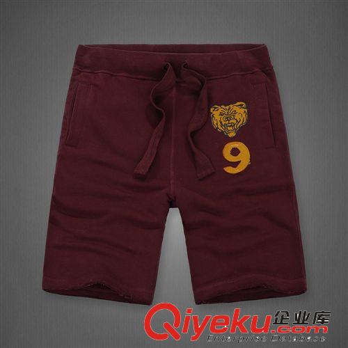 2014夏季韓版潮男范工裝中褲男裝短款中褲 刺繡直筒舒適五分褲原始圖片2