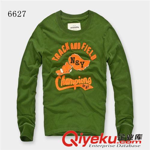 2013秋裝新款男士長(zhǎng)袖t恤時(shí)尚修身 男裝貼布刺繡t恤6627原始圖片2