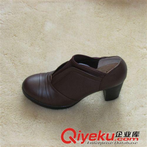 工廠直供一件代發(fā)中山外貿(mào)鞋 舒適除臭黑色高跟鞋防水臺(tái)原始圖片3