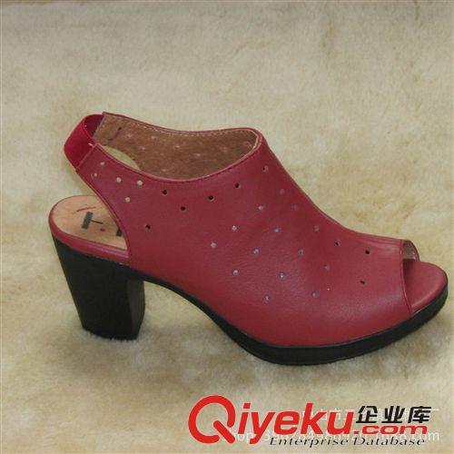 工廠直供一件代發(fā) 中山外貿(mào)鞋 zp女士涼鞋 高跟魚嘴鞋不累腳原始圖片3