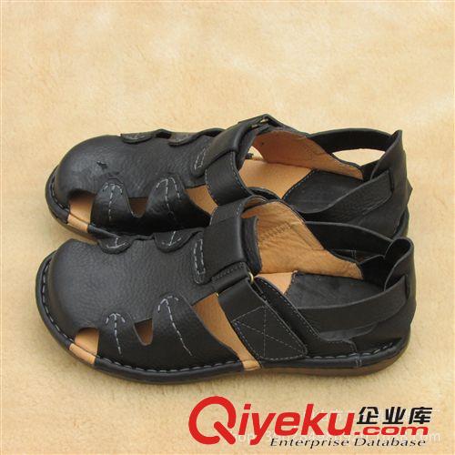 工廠直供 新款男士涼鞋批發(fā)zp洞洞鞋 中山外貿(mào)鞋 原創(chuàng)牛皮原單