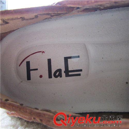 鞋廠直供一件代發(fā)男性  中山外貿(mào)鞋 原創(chuàng)牛皮手工制作縫馬克拼色原始圖片2