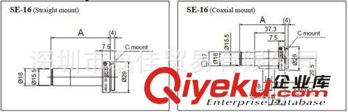 日本CCS視覺光源 微距鏡頭SE-16 SE-16SM1