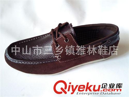 供應(yīng)批發(fā) 男款牛皮日常休閑鞋 外貿(mào)皮鞋 男鞋原始圖片2