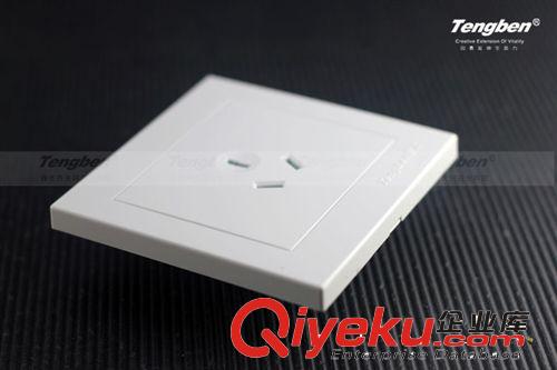 藤本86型墻壁插座開關面板/10A三極插座/10安三孔插座原始圖片2
