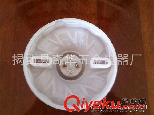 廠家直銷奇華QH-576 乳白電玉粉120MM大口徑E27螺口平裝燈座