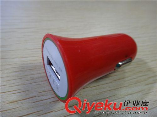 熱銷產品 雙U小喇叭車充、iphone5手機車載充電器  廠家批發原始圖片3