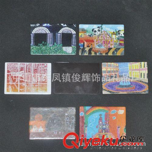 【冰箱貼直供】廣告促銷禮品 可來稿定制 紙板冰箱貼 灰板紙磁貼