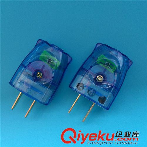 【最熱賣】批發供應電源二極插頭 加厚純銅片兩極插只 型號201