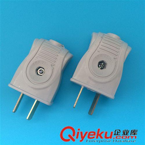 【最熱賣】批發供應電源二極插頭 加厚純銅片兩極插只 型號201原始圖片2