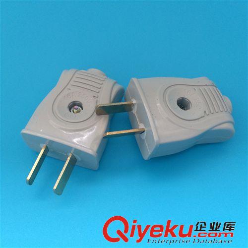 【最熱賣】批發供應電源二極插頭 加厚純銅片兩極插只 型號201原始圖片3