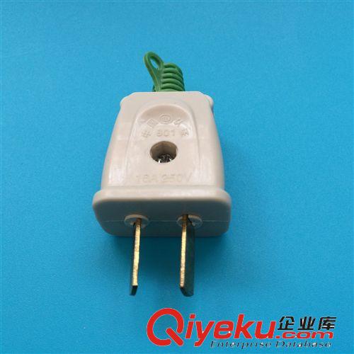 廠家直銷 電源二極插頭 接線二極插只 可折二極插頭 型號(hào)801固原始圖片2