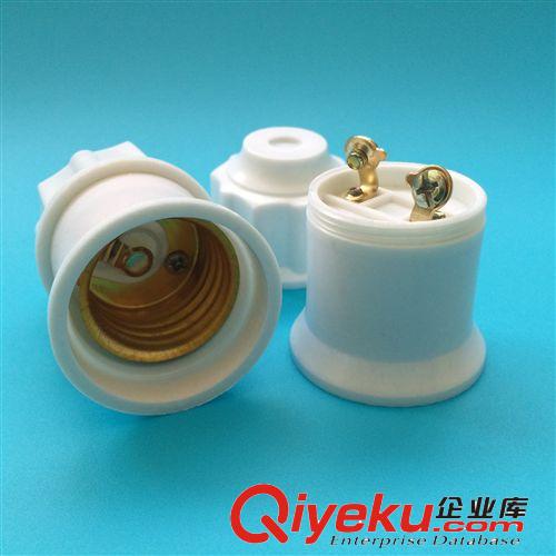 廠家直銷E27膠木螺口燈頭 e27通用懸吊式瓷白燈頭 型號601原始圖片3