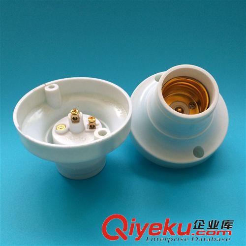 E27膠木螺口平燈座 e27羅口燈頭 型號501原始圖片3