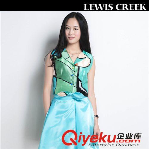 歐洲站夏季歐美明星款 真絲無(wú)袖連衣裙一件代發(fā) 8841
