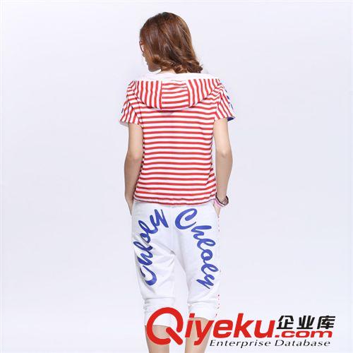 歐洲站春裝 歐美女褲兩件套裝廠家3928原始圖片2