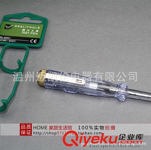 Deli 得力工具 DL8001 測電筆 電筆 AC100-500V原始圖片2