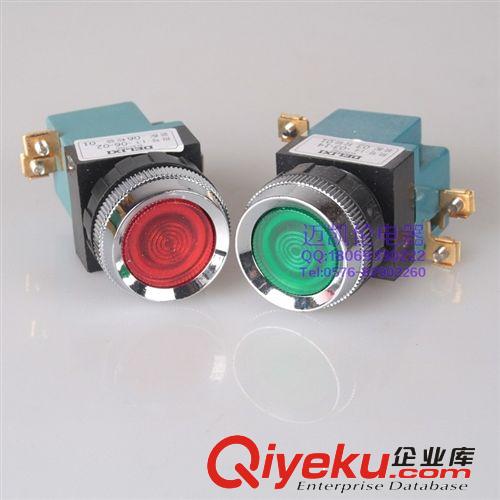 zp德力西 LA19  按鈕開關(guān)  25mm 平鈕自復(fù) 紅/綠自選原始圖片2