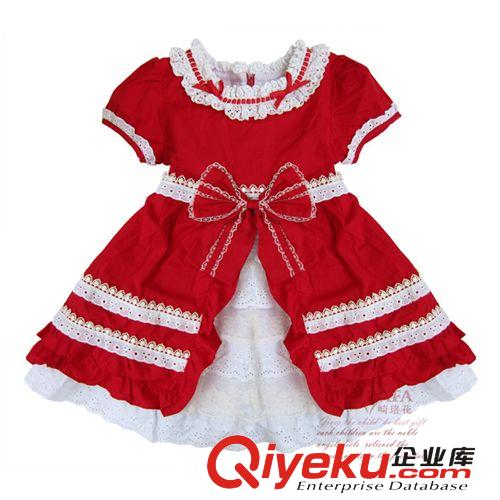tj清倉(cāng) 女童公主裙 兒童休閑連衣裙 崎珞花服飾廠價(jià)直批0882原始圖片2
